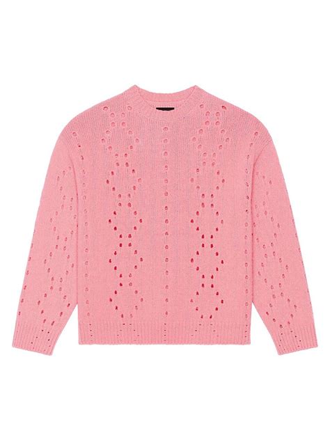 givenchy flamingo sweater|Oversized sweater in wool .